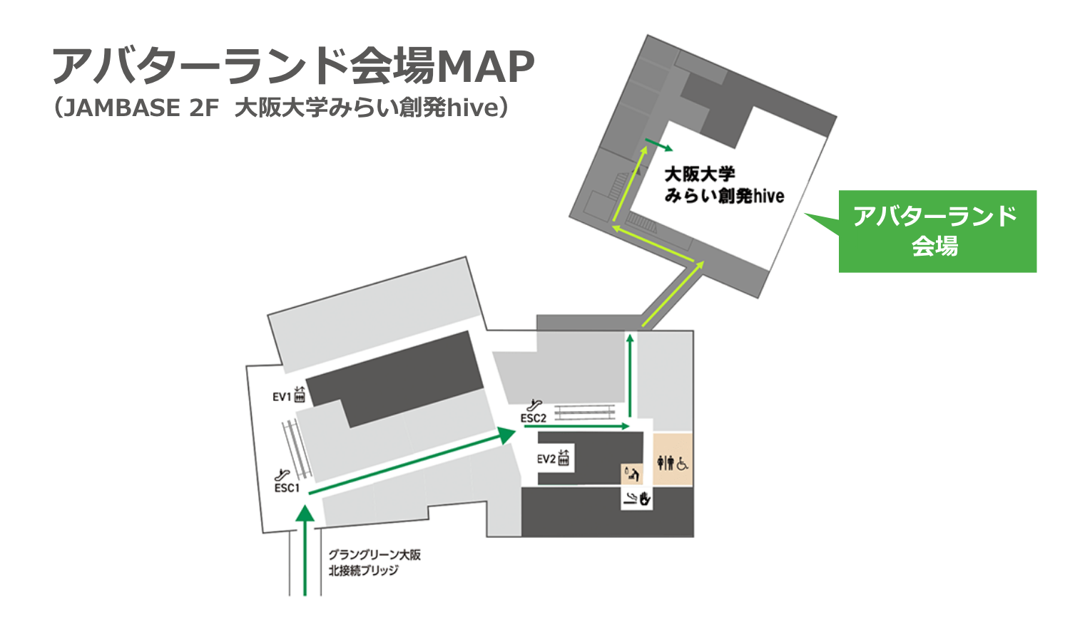 アバターランド会場MAP